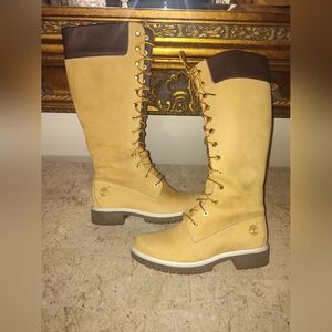 Timberland Women's Tan Leather Boots